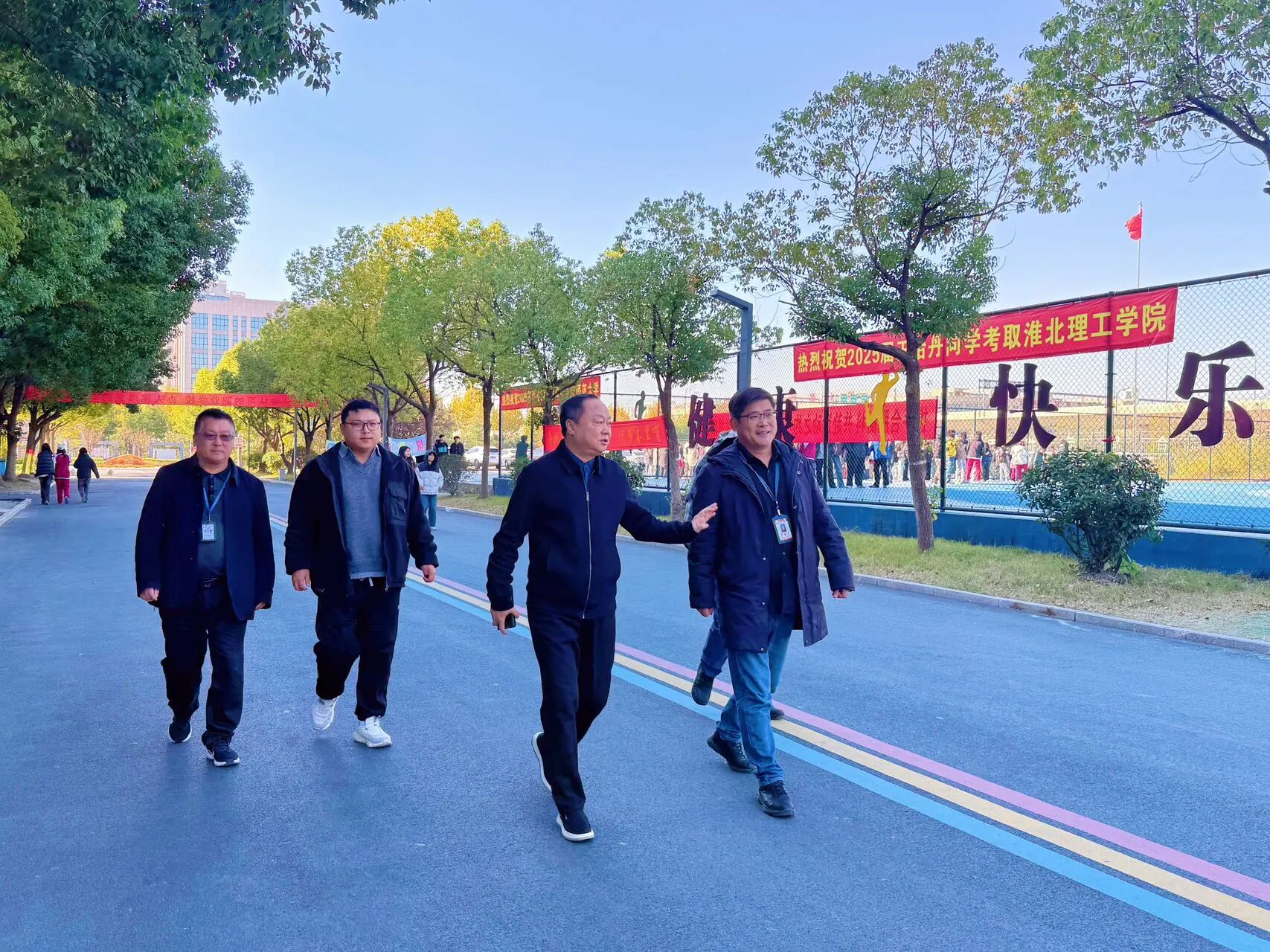 筑牢安全防线，共建和谐校园——社区平安建设部莅临我校开展平安检查与共建活动